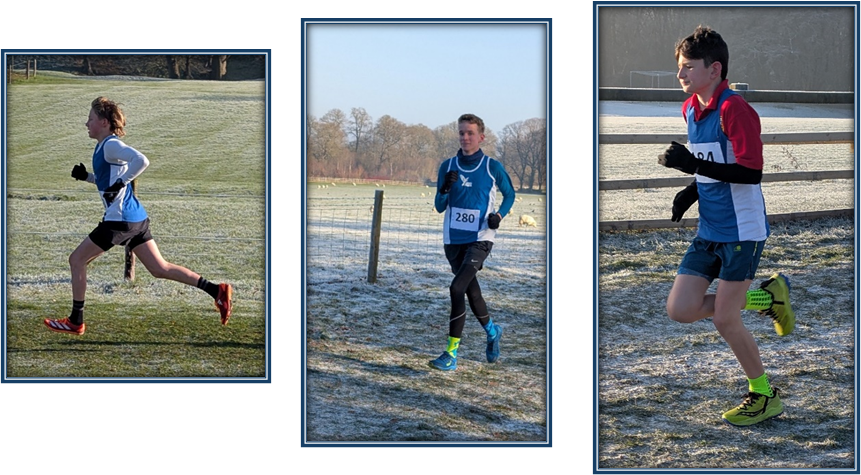 students running